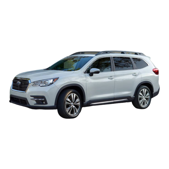 Subaru Ascent 2020 Quick Manual