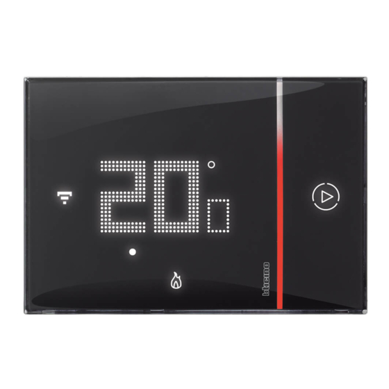 LEGRAND bticino MyHOME Smarther XM8002 User And Installation Manual