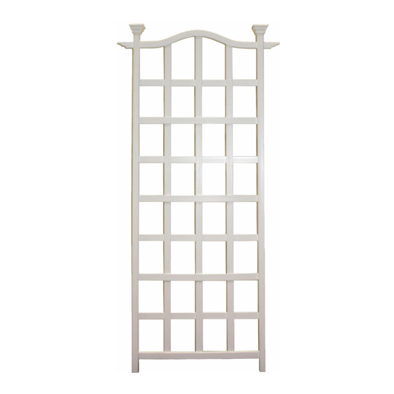 New England Arbors London Trellis Assembly Instructions