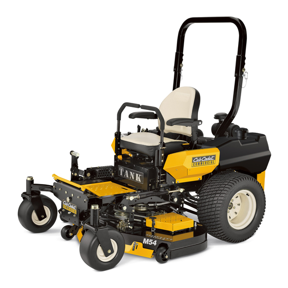 Cub cadet Tank M54 KH Manuals ManualsLib