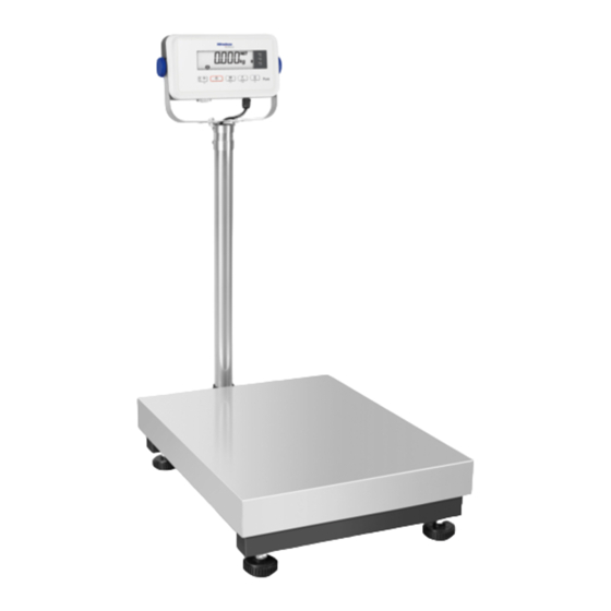 Minebea Intec Bench scale Puro RF-4P Operating Instructions Manual