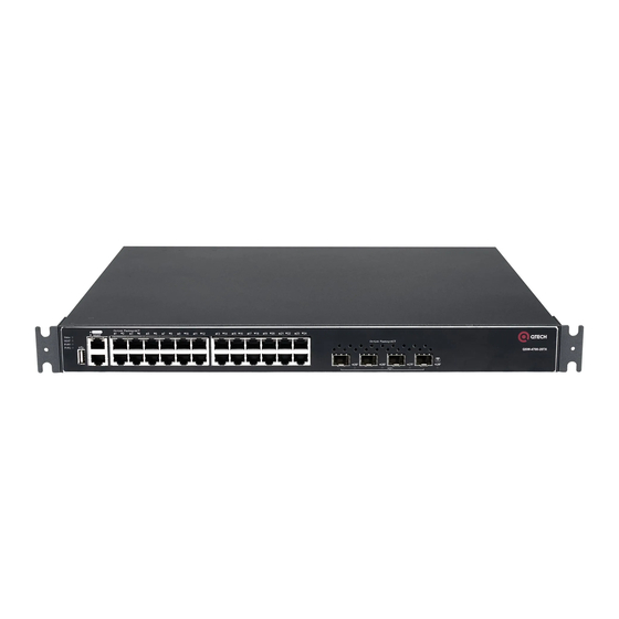 QTech QSW-4700 Series Hardware  Installation And Reference Manual