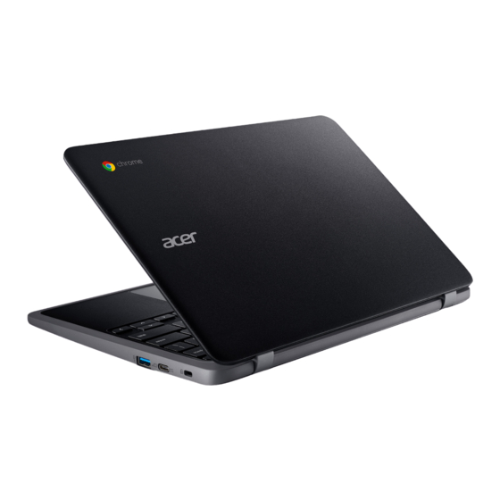 Acer Chromebook C733T Touchscreen Manuals