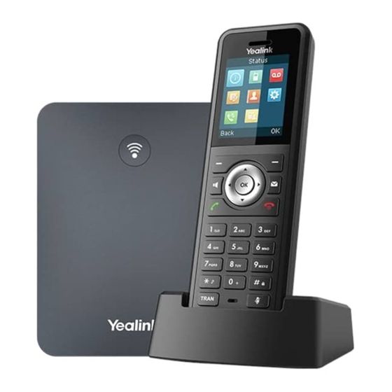 Yealink W59R Quick User Manual