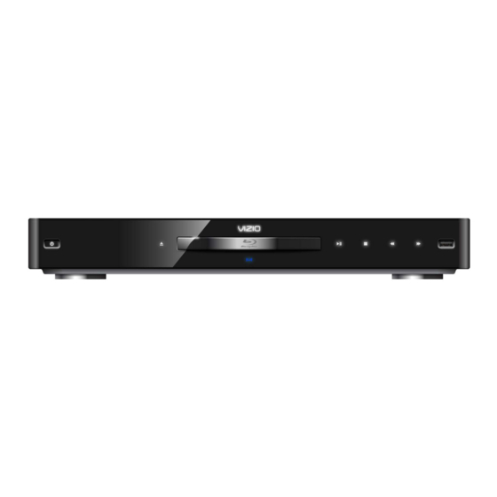 Vizio VBR231 Quick Start Manual