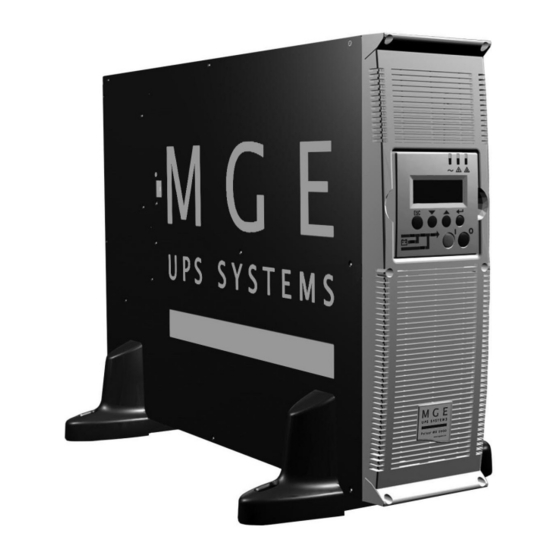 MGE UPS Systems 4000 RT Installation And User Manual