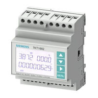 Siemens SENTRON 7KT1682 Manual