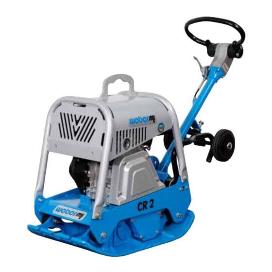 Weber mt CR 2 Operating And Maintenance Manual