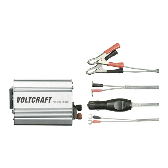 VOLTCRAFT WR 300-12 Manuals