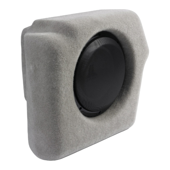 JL Audio Stealthbox SB-F-ESCP/10W1V3 Installation Manual