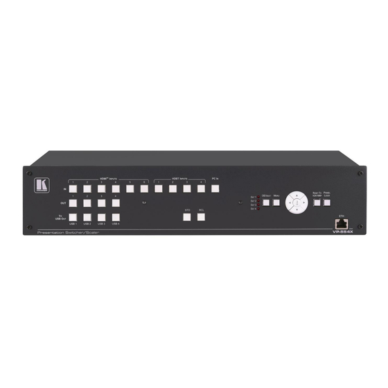 Kramer VP-554X User Manual