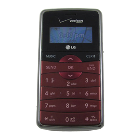 LG enV2 Quick Start Manual