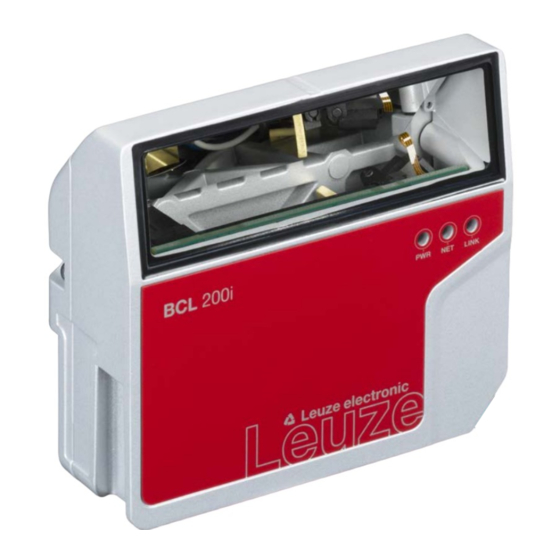 Leuze electronic BCL 248i Operating Instructions Manual