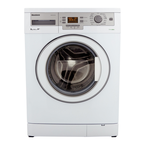 Blomberg WNF 8441 AE20 Manuals
