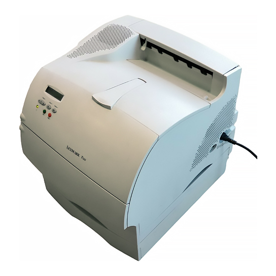 Lexmark T522 User Reference Manual