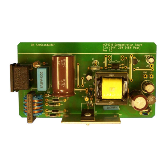 ON Semiconductor NCP1219PRINTGEVB User Manual