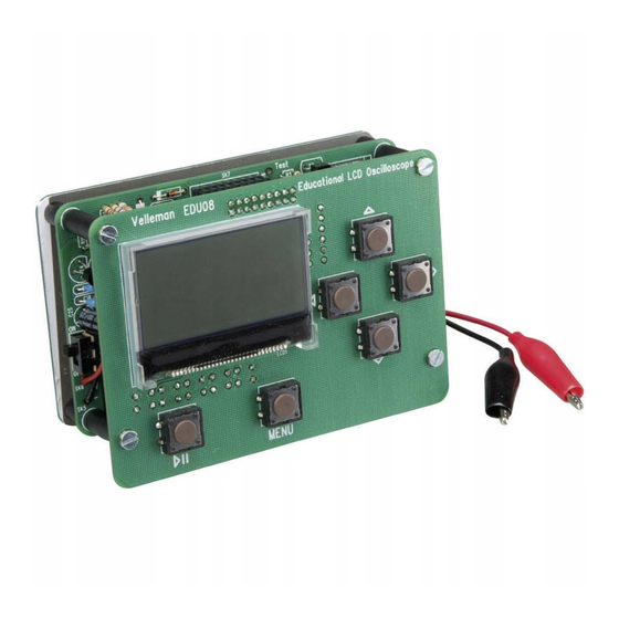 Velleman EDU08 Manual