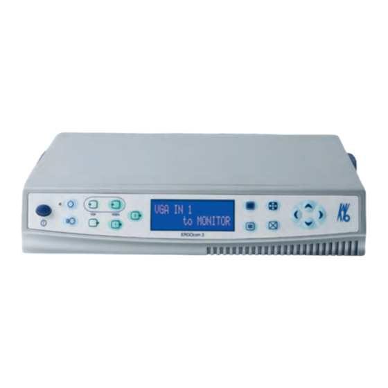 KaVo ERGOcom 3 User Instructions