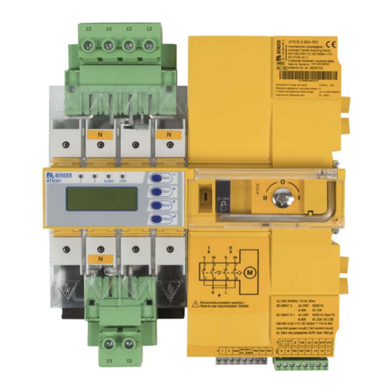 Bender ATICS-2-63A-ISO Manual