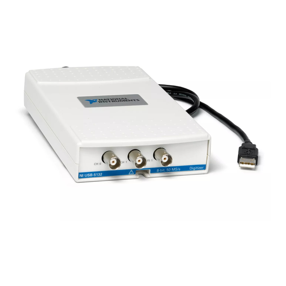 National Instruments USB Digitizers NI USB-5133 OEM Getting Started Manual