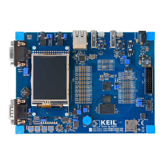 ARM KEIL MCBSTM32F400 Quick Start Manual