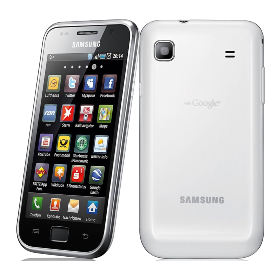 Samsung Galaxy S I9000 Installation