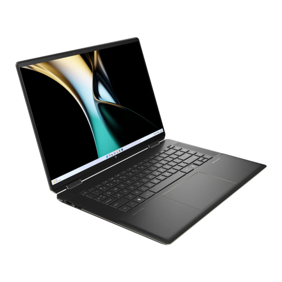 HP Spectre x360 Convertible Manuals