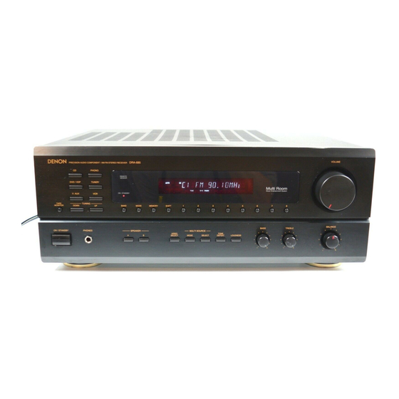 Denon DRA-685 Operating Instructions Manual