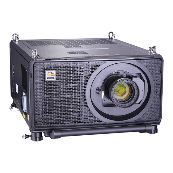 DELTA GROUP Digital Projection Titan 37000 4K-UHD Important Information Manual
