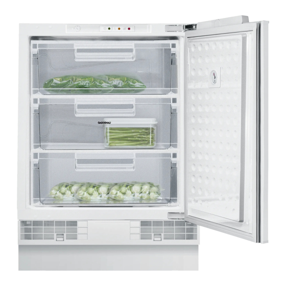 Gaggenau RF200203 Manuals