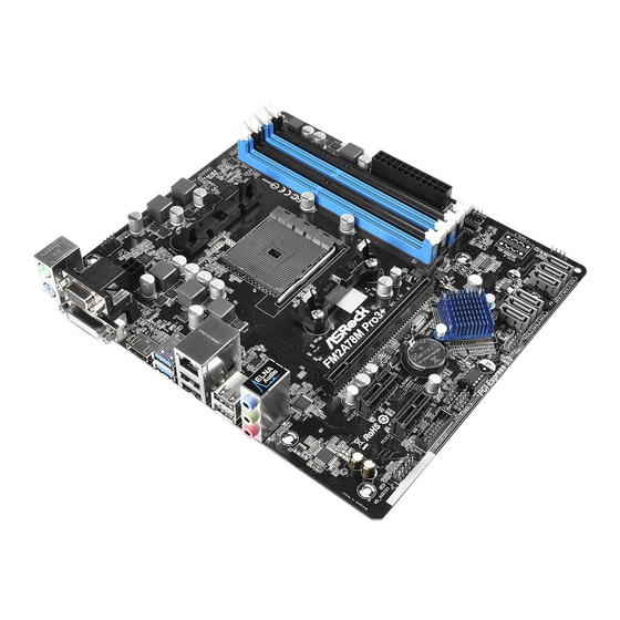 ASROCK FM2A78M Pro3+ User Manual