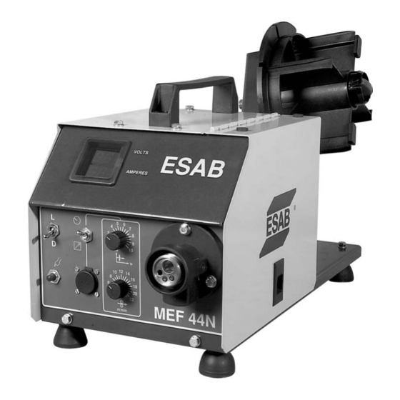 ESAB MEF 44N Instruction Manual