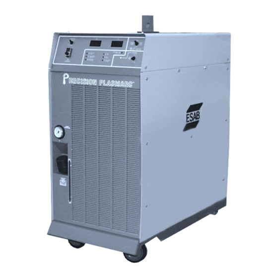 ESAB Precision Plasmarc Installation, Operation And Maintenance Manual For Residential Installation