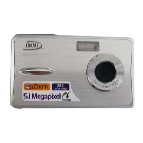 Sakar 5.1 Mega Pixel Digital Camera Manuals