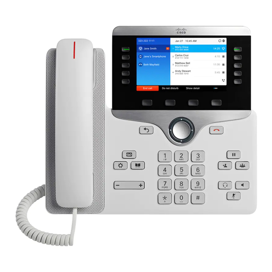 Cisco CP-8861 Quick Setup Manual