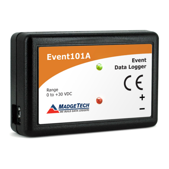 MadgeTech Event101A Product Information Card