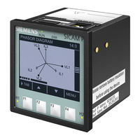 Siemens SICAM 7KG85X Manual