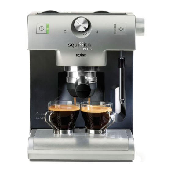 SOLAC CE4550 Espresso Coffee Maker Manuals
