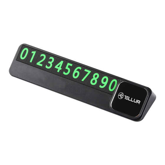 Tellur BASIC TLL171231 User Manual