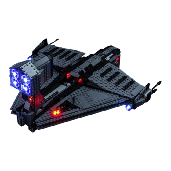 LIGHT MY BRICKS LEGO THE JUSTIFIER 75323 LIGHT KIT Installation Manual