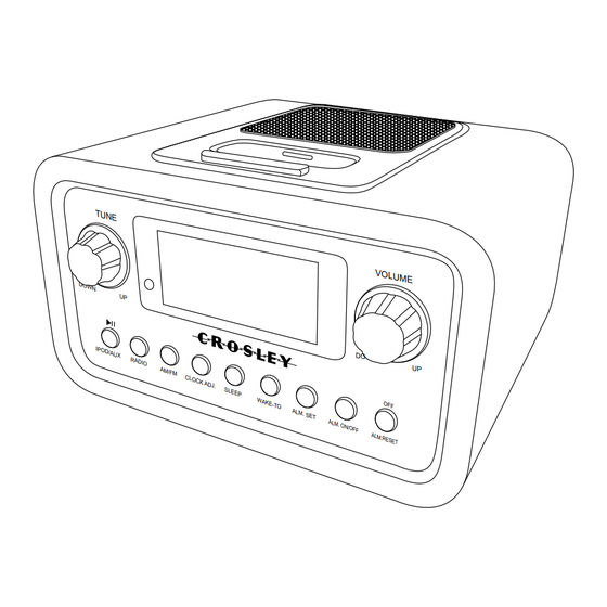 Crosley CR02-002A Instruction Manual