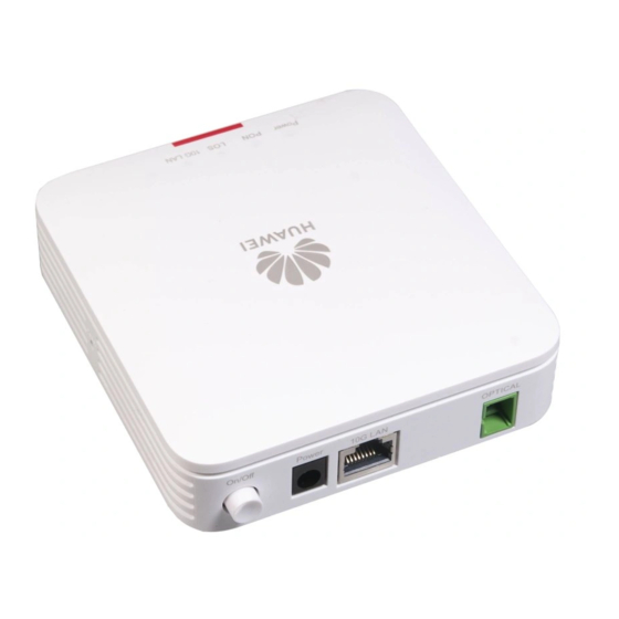 Huawei OptiXstar EN8010Ts-20 Manuals
