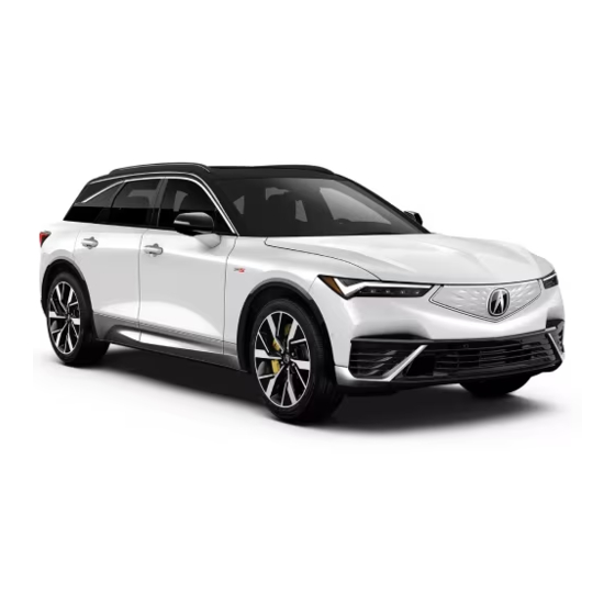 Acura ZDX 2024 Owner's Manual