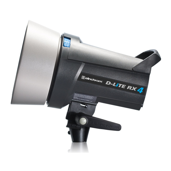 Elinchrom D-Lite RX 2 Operation Manual