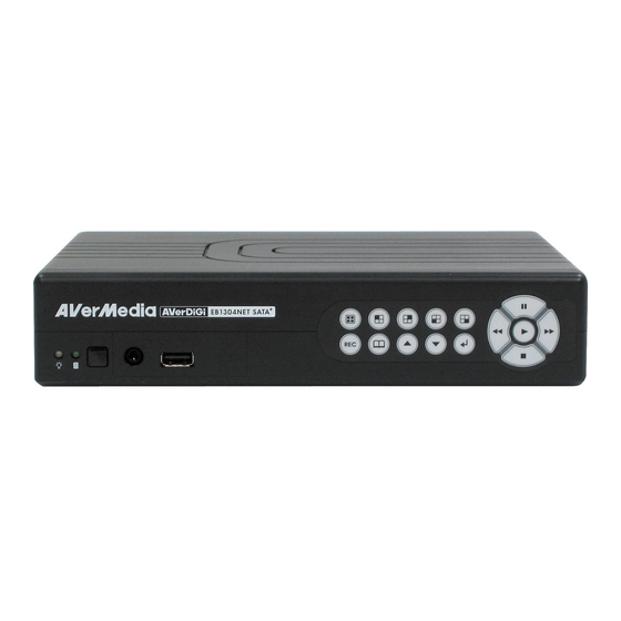 Avermedia EB1304 NET Quick Installation Manual