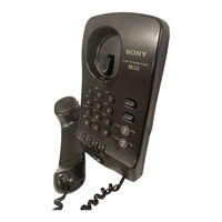 Sony IT-M10 - Telephone Operating Instructions