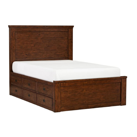PB TEEN Oxford Captain Bed Assembly Instruction