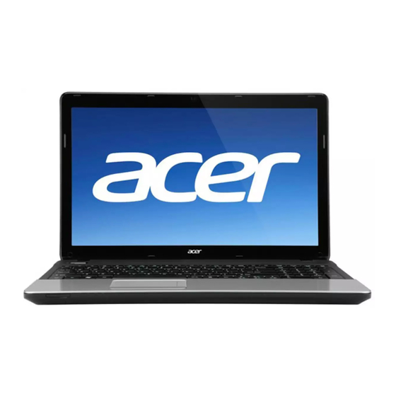 Acer ASPIRE E1-431 Series Quick Start Manual