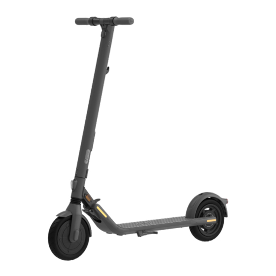 Segway-Ninebot Kickscooter E25 Instruction Manual