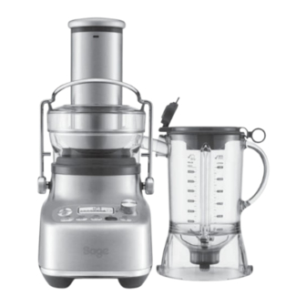 Sage 3X Bluicer Pro SJB815 User Manual